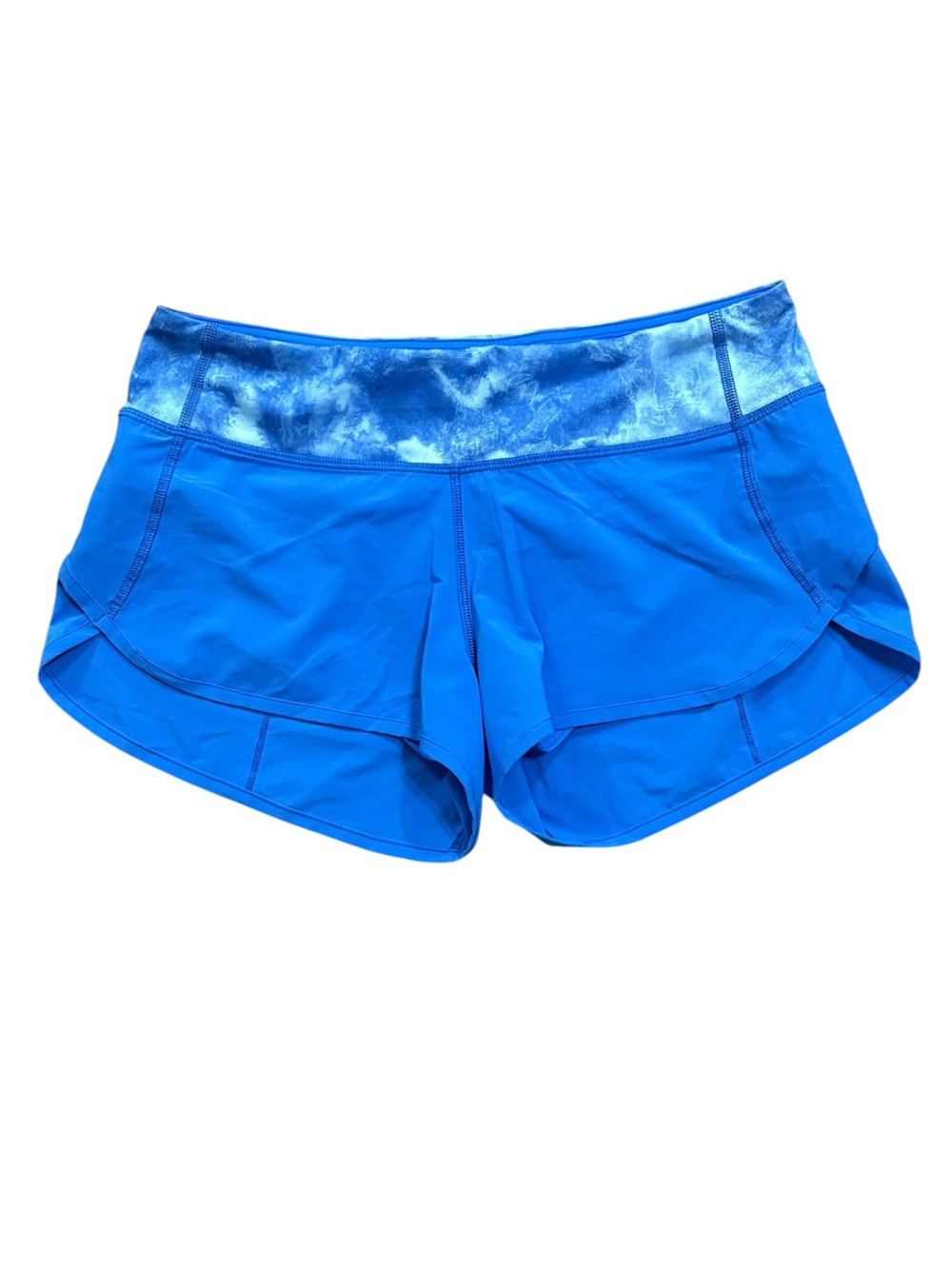 Lululemon Speed Short 3" Pipe Dream Blue Lined Size 6 Running Gym